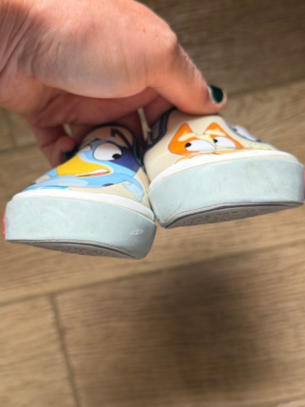 Toddler 8 bKids Slip-On Shoes with Colorful Bluey  - Blue & Orange - Picture 6 of 6